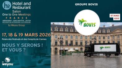 Le Groupe Bovis au salon Hotel & Restaurant Meetings 2026 à Cannes