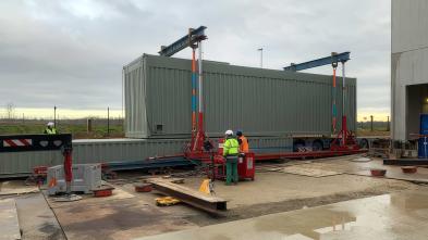 Livraison de groupes électrogènes pour un data center en Seine-et-Marne (77)