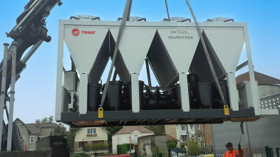 Levage de matériel de génie climatique en Île-de-France